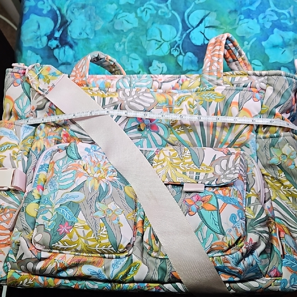 Floral Quilted Tote Bag